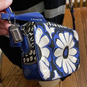 Coach poppy floral crossbody